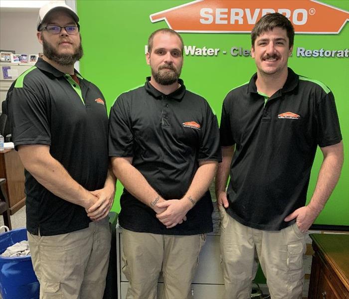 A seldom photo of our SERVPRO team not in action! - 3 men standing together.