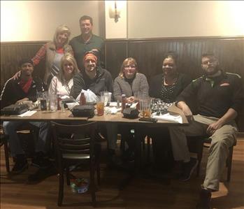SERVPRO Team enjoying a Holiday Lunch in Newberry, SC