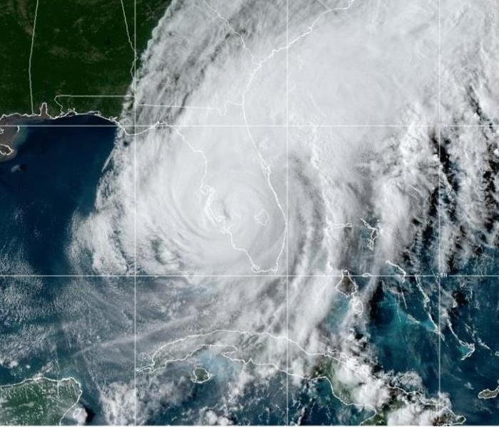 Satellite image of a Hurricane 